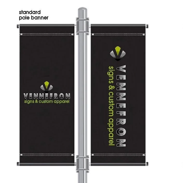 Indoor Outdoor Pole Banners Vennefron Signs